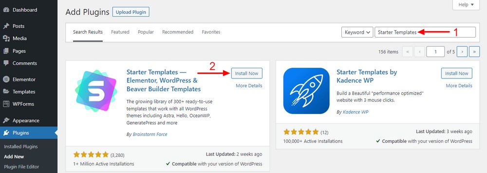 How To Create a Dental Website for Clinics and Dentists Install Starter Templates