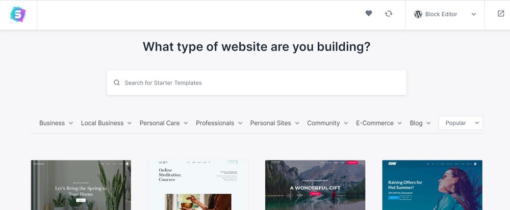 How To Create a Gym / Fitness Website (Step by Step Guide) Installing pre built starter templates