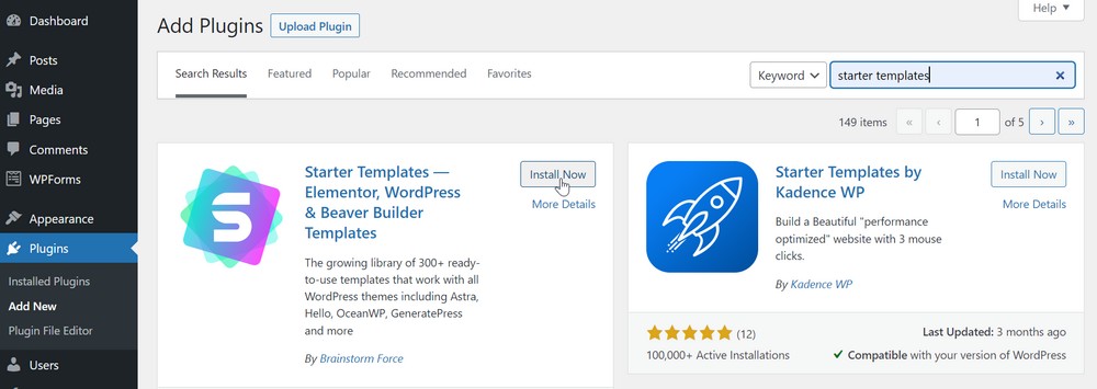 How To Create a Gym / Fitness Website (Step by Step Guide) Installing Starter templates
