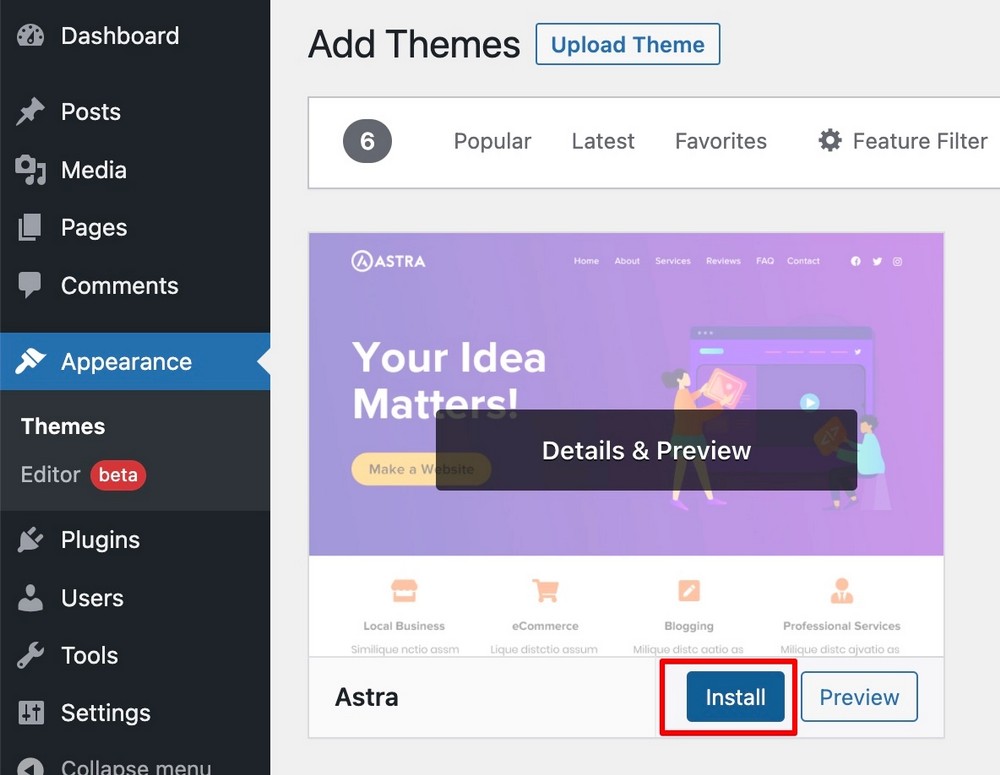 How To Create a Gym / Fitness Website (Step by Step Guide) Installing WordPress Astra theme