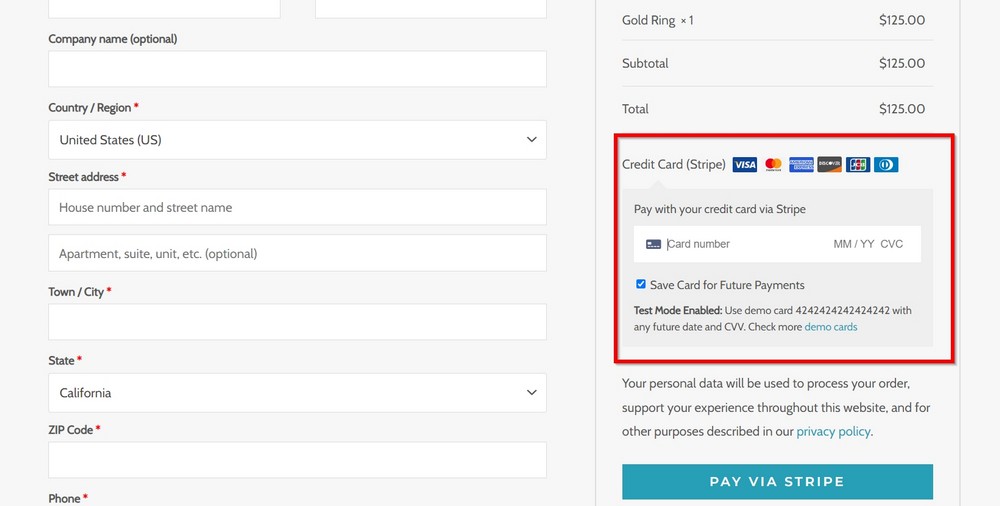 How To Start a Jewelry Business Online (Step by Step Guide) payment system active on product page
