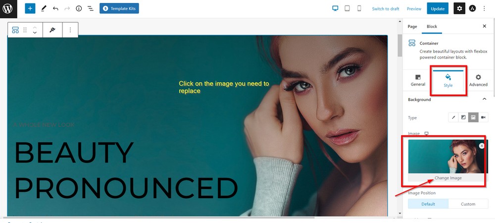 How To Start a Jewelry Business Online (Step by Step Guide) replace image on the homepage astra theme