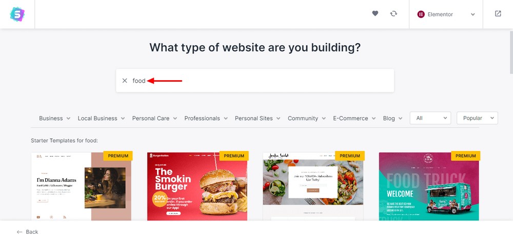 How To Create a Recipe Website in Under an Hour Search food templates