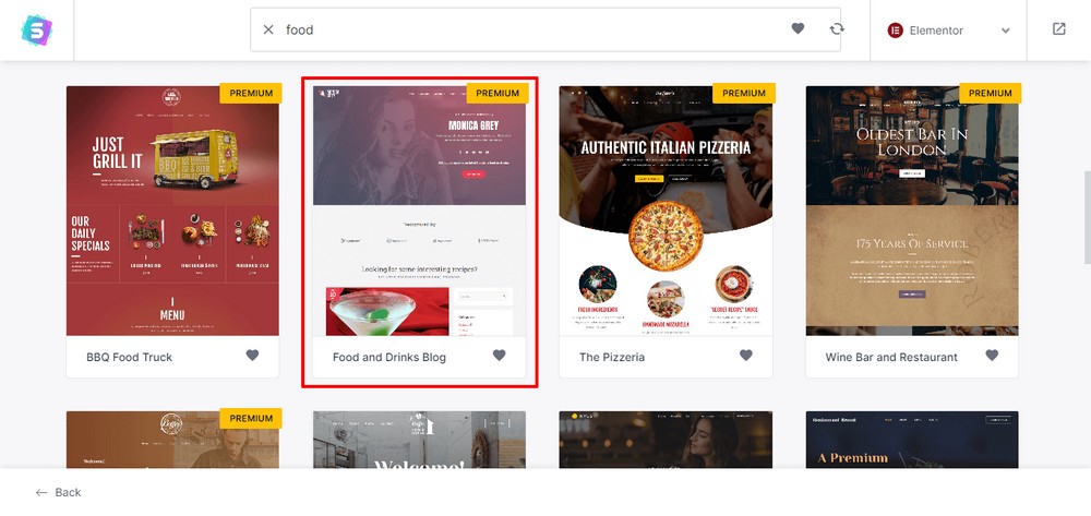 How To Create a Recipe Website in Under an Hour Select Food and Drinks Blog template