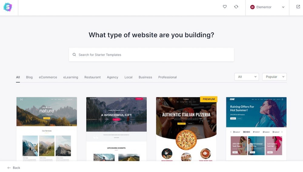 How To Start an Online Bakery Website – Complete 7 Step Walkthrough Selecting a Starter Template