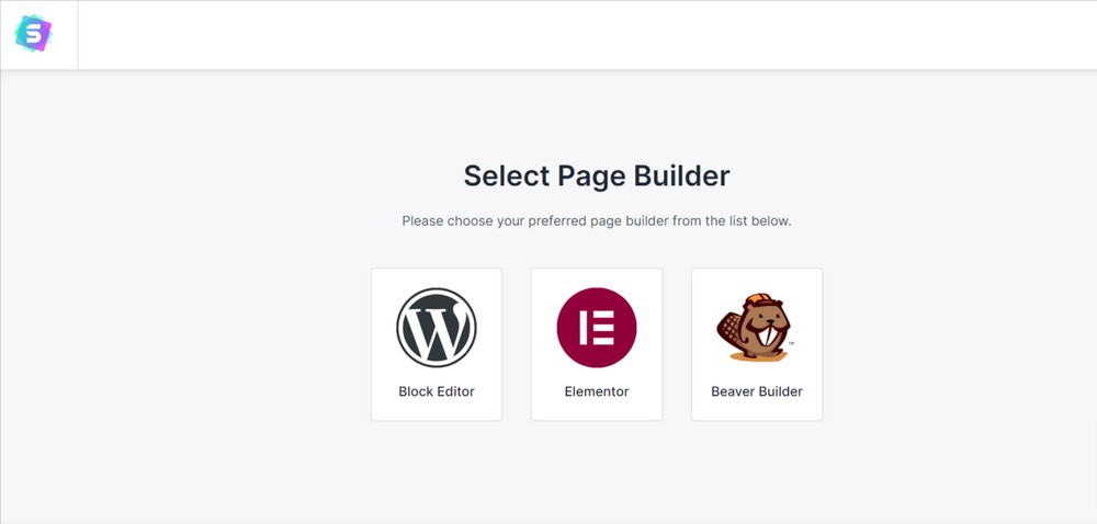 How To Create a Gym / Fitness Website (Step by Step Guide) Selecting WordPress page builder
