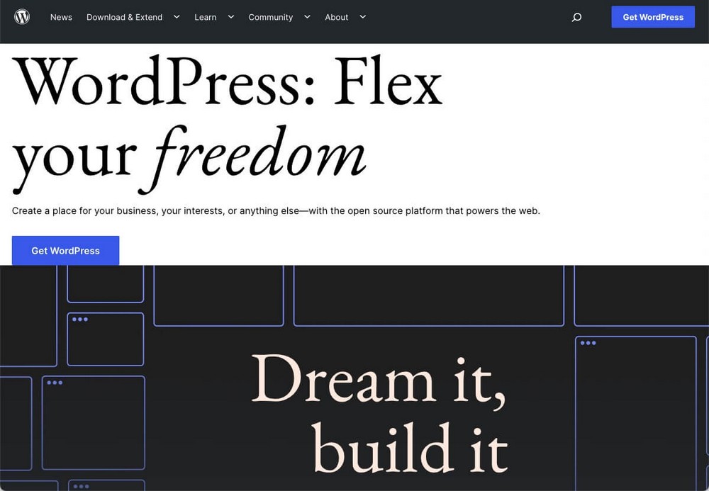 How To Build a Church Website With WordPress Using Free Tools WordPress Home Page