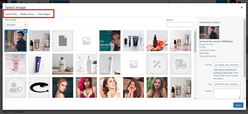 How To Start a Jewelry Business Online (Step by Step Guide) wordpress image uploading options