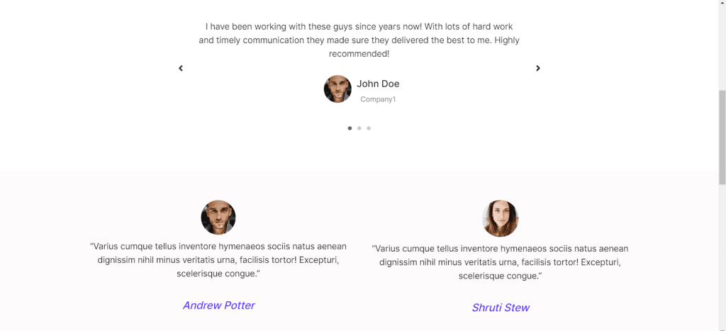 9 Best WordPress Testimonial Plugins – Because Social Proof Sells! some examples of the testimonials block