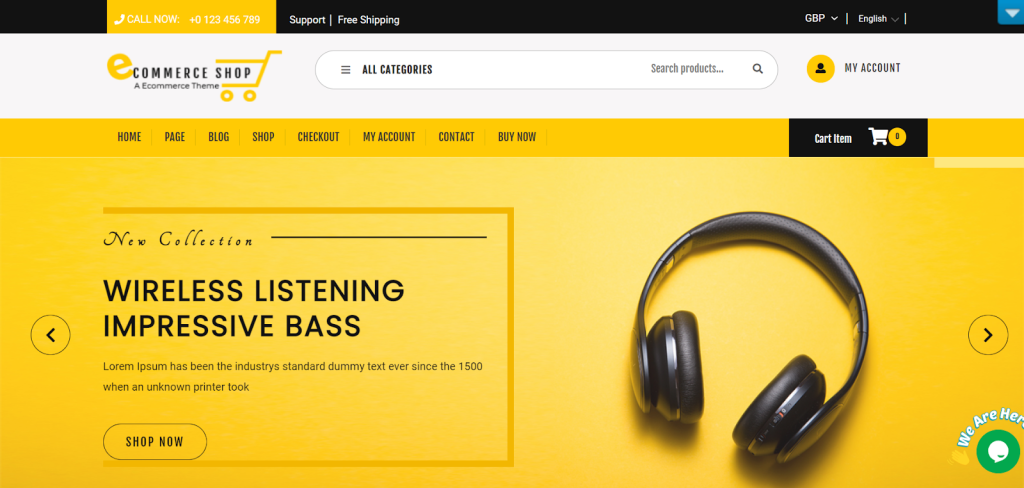 40 Best Free WordPress eCommerce Themes – Online Stores Made Easy! Ecommerce Solution website demo template