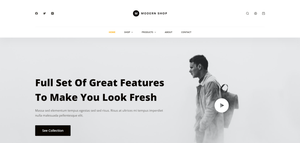 40 Best Free WordPress eCommerce Themes – Online Stores Made Easy! Blocksy modern shop website demo
