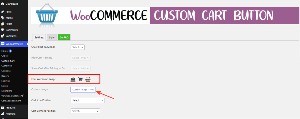 How to add a custom cart button in WordPress Untitled 4 1024x408