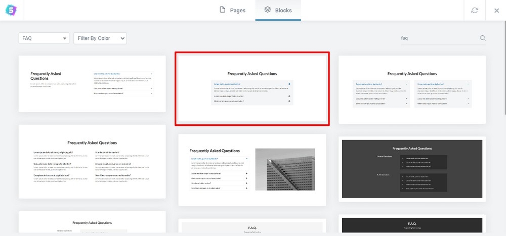 How To Create a Law Firm Website With WordPress (Step by Step Guide) Add a FAQ block