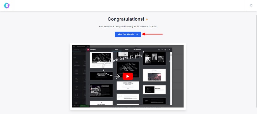 How To Create a Law Firm Website With WordPress (Step by Step Guide) Click Visit New website button