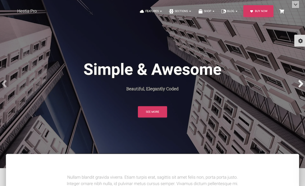 35 Best WordPress Photography Themes for Photographers (Most Are Free) Hestia Pro WordPress theme