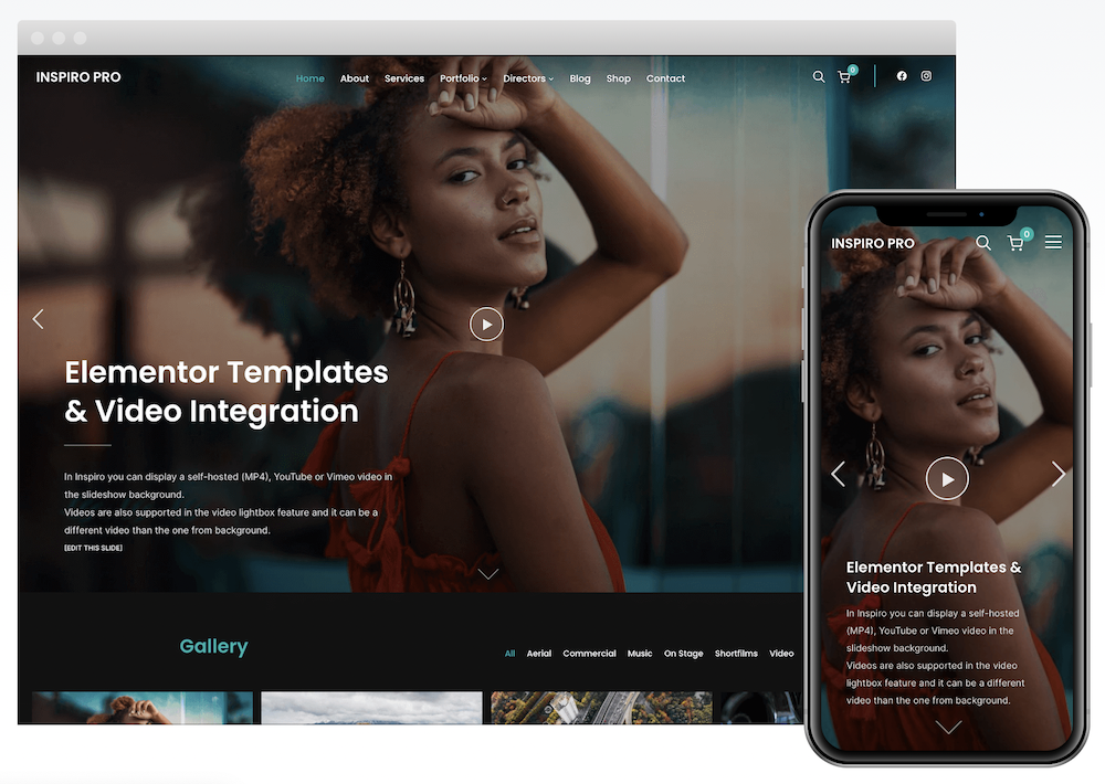 35 Best WordPress Photography Themes for Photographers (Most Are Free) Inspiro PRO