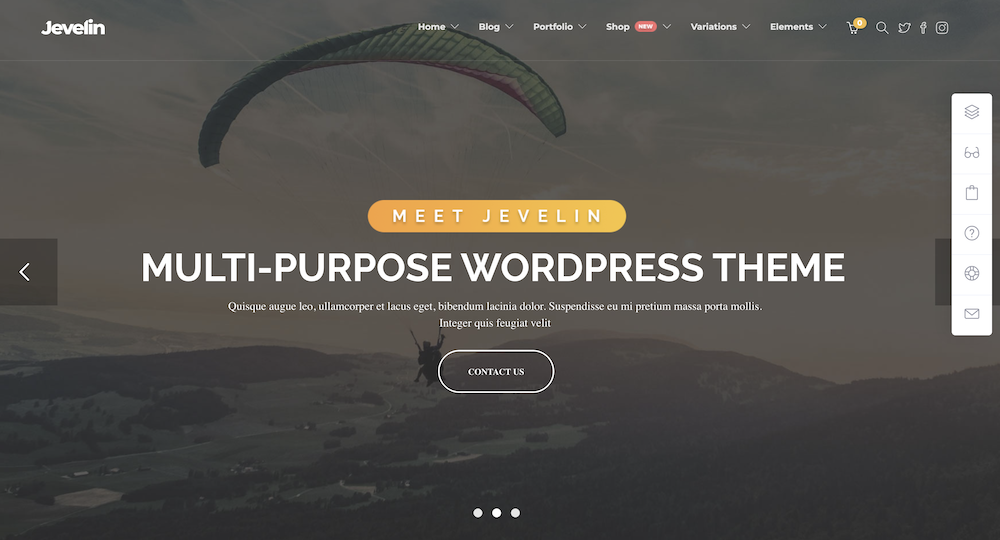 35 Best WordPress Photography Themes for Photographers (Most Are Free) Jevelin Multipurpose WordPress Theme