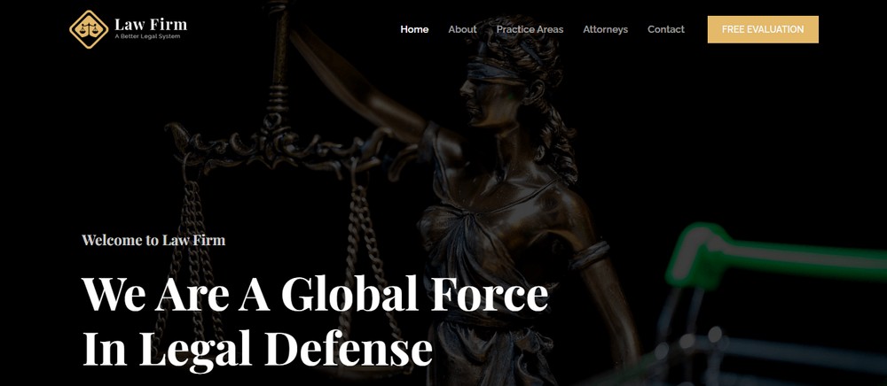 How To Create a Law Firm Website With WordPress (Step by Step Guide) Law Firm website template