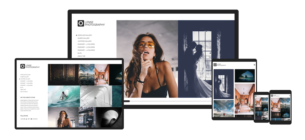35 Best WordPress Photography Themes for Photographers (Most Are Free) Lense WordPress theme
