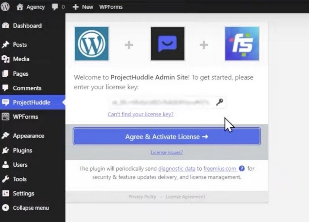 How To Give Great Website Design Feedback Paste license key into SureFeedback in WordPress