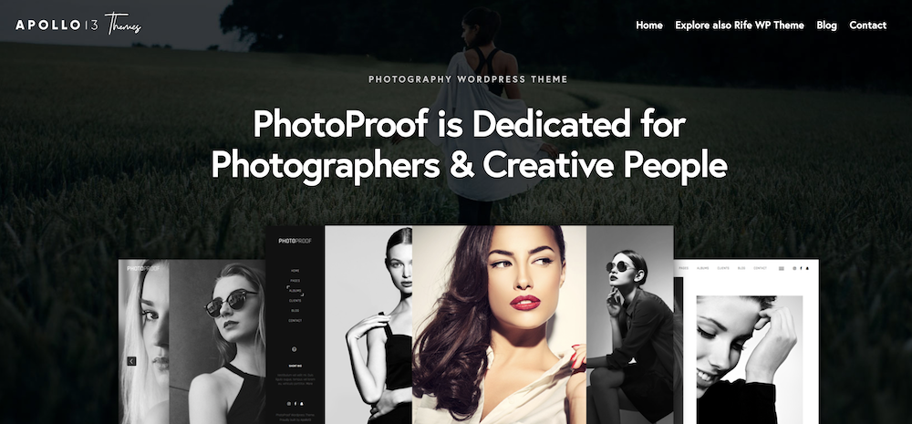 35 Best WordPress Photography Themes for Photographers (Most Are Free) PhotoProof WordPress Theme