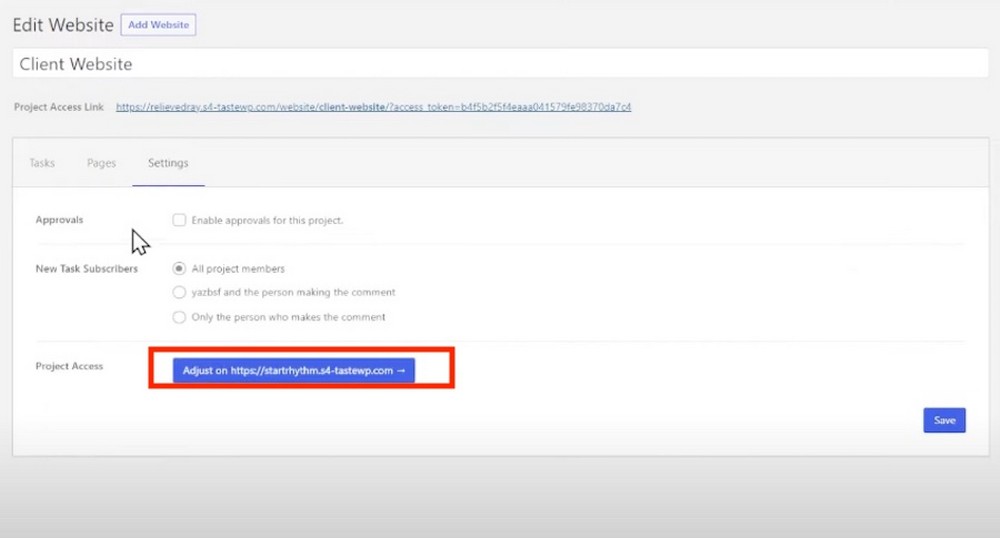 How To Give Great Website Design Feedback SureFeedback project access