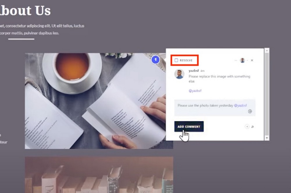 How To Give Great Website Design Feedback replying to and resolving comments