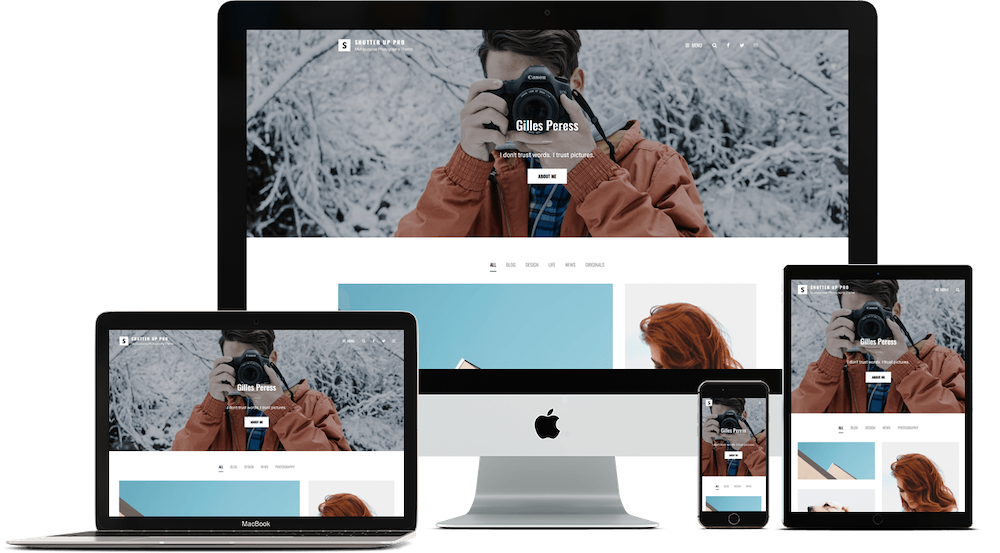 35 Best WordPress Photography Themes for Photographers (Most Are Free) Shutter Up WordPress Photography Theme