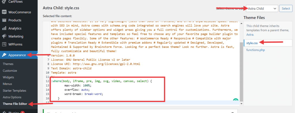 Fix Mobile Usability Issues on Astra Theme Editor 1024x392
