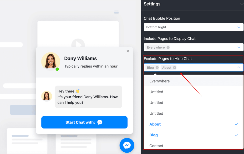 WP Social Ninja Chat Widget 1024x646