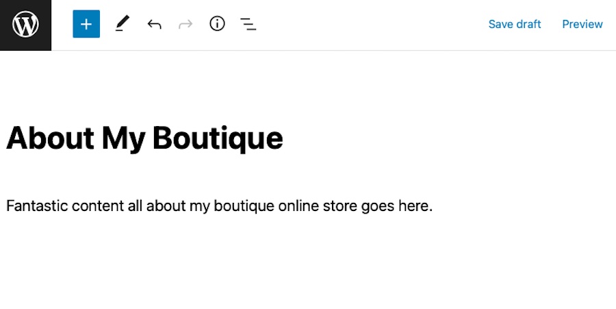 How To Start an Online Boutique: Complete Guide for Beginners adding a new page