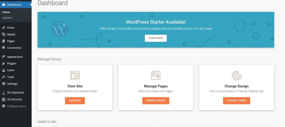 How To Create an Online Magazine Website With WordPress customized dashboard siteground