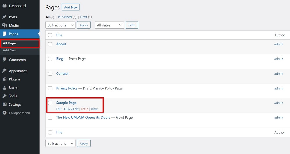 27 Essential Things to Do After WordPress Installation – Simple but Necessary! delete wordpress pages