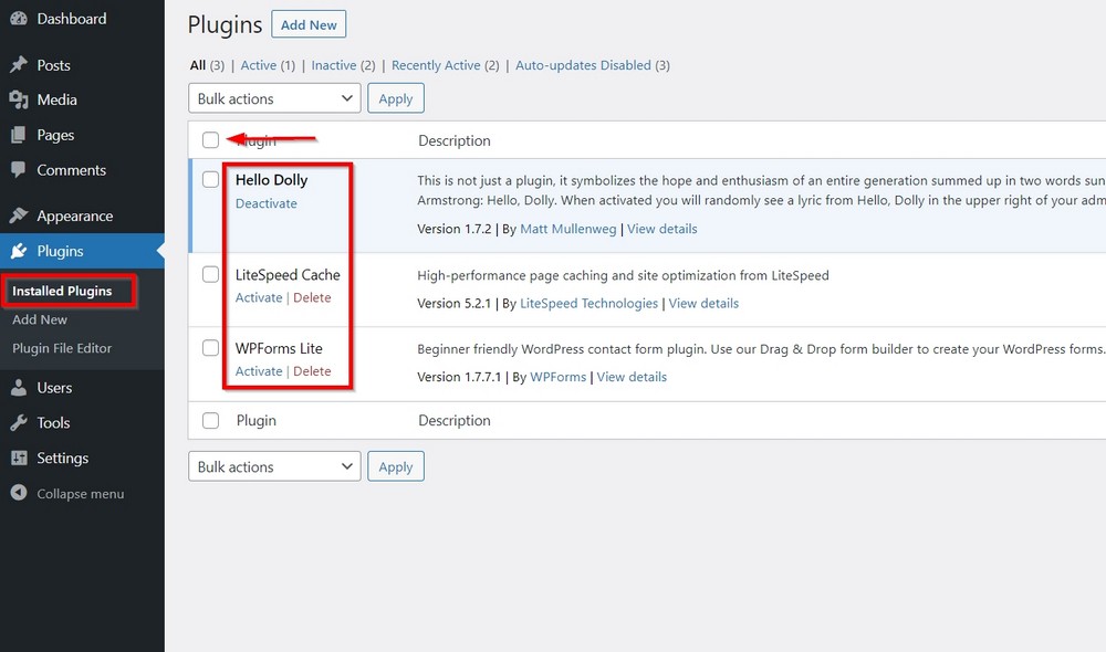 27 Essential Things to Do After WordPress Installation – Simple but Necessary! delete wordpress plugin