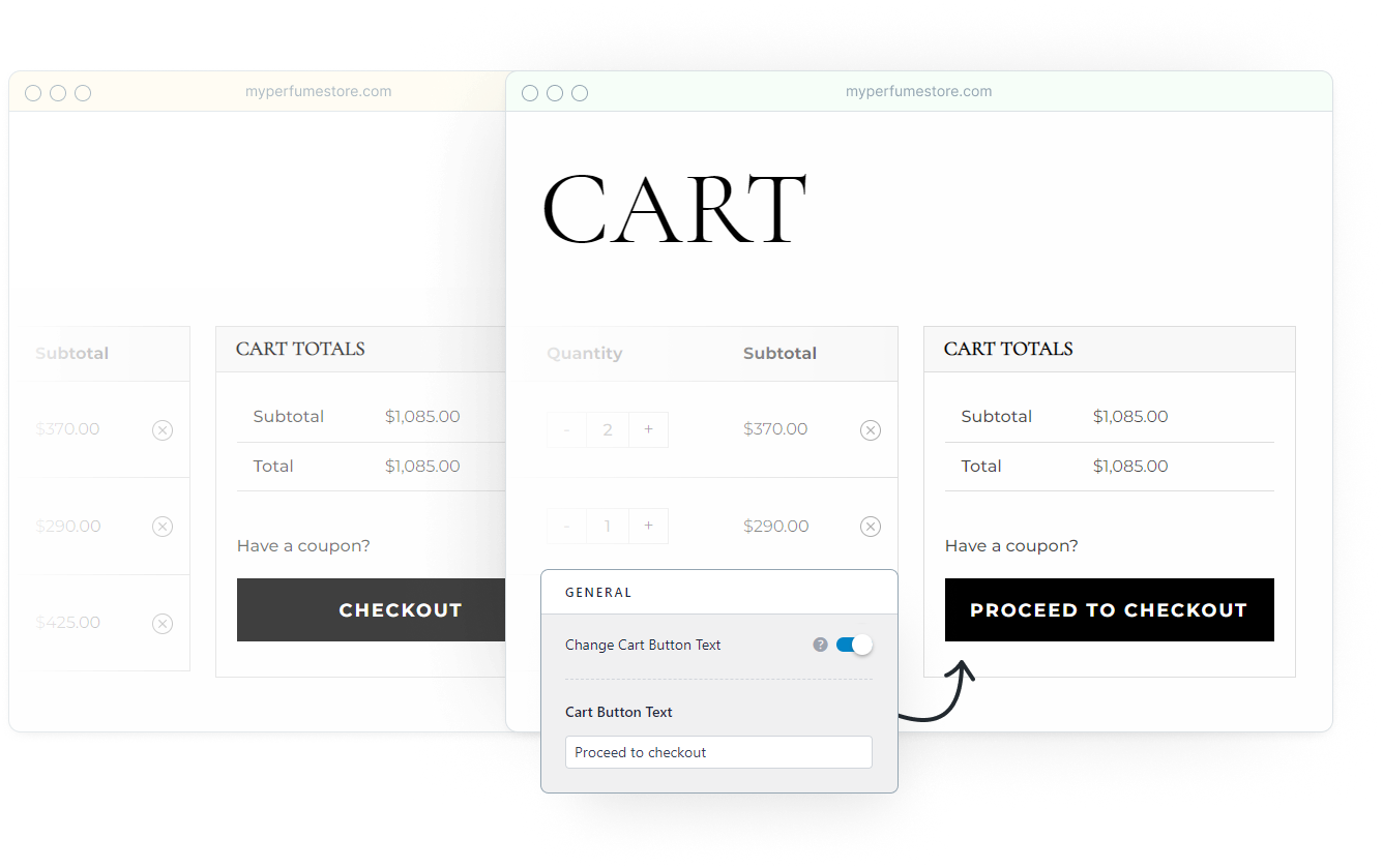 Happy Thanksgiving from the Astra family to yours! edit the text on the cart button