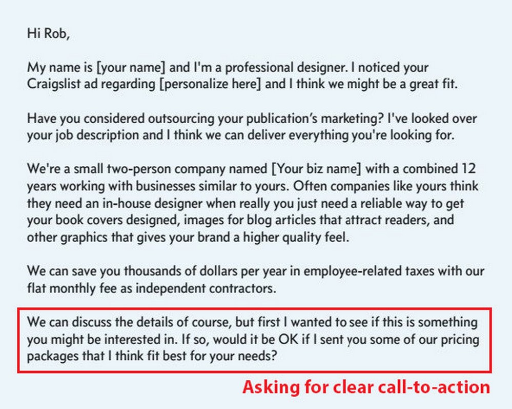 How To Write Emails to Clients for Maximum Engagement (Include Examples and Templates) Email with clear instructions at the end of mail
