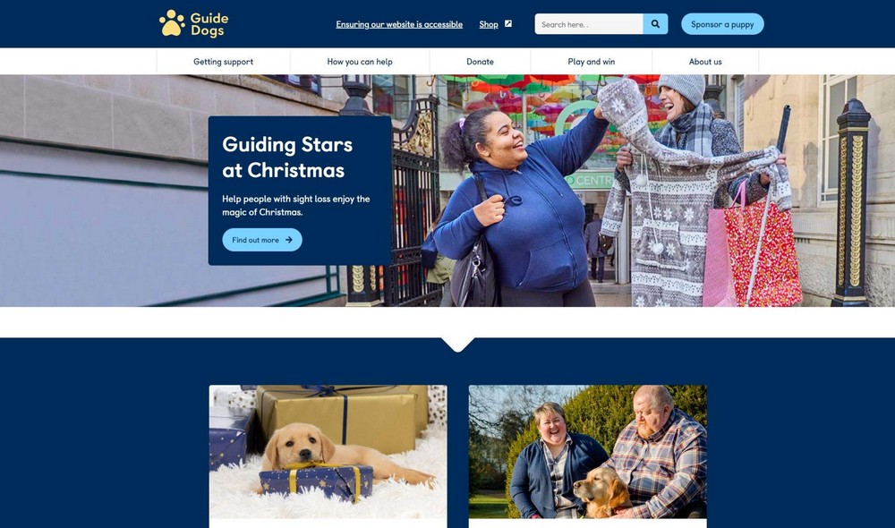 How To Create a Nonprofit Website Using WordPress and Free Templates Guide Dogs