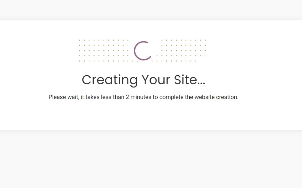 How To Create an Online Magazine Website With WordPress installing wordpress status