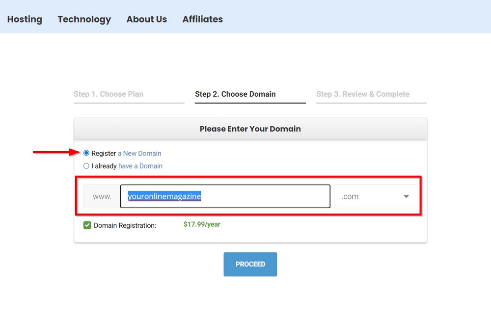 How To Create an Online Magazine Website With WordPress siteground domain registration