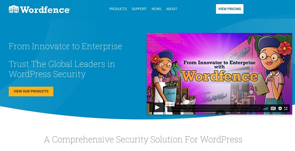 How To Create an Online Magazine Website With WordPress Wordfence security plugin