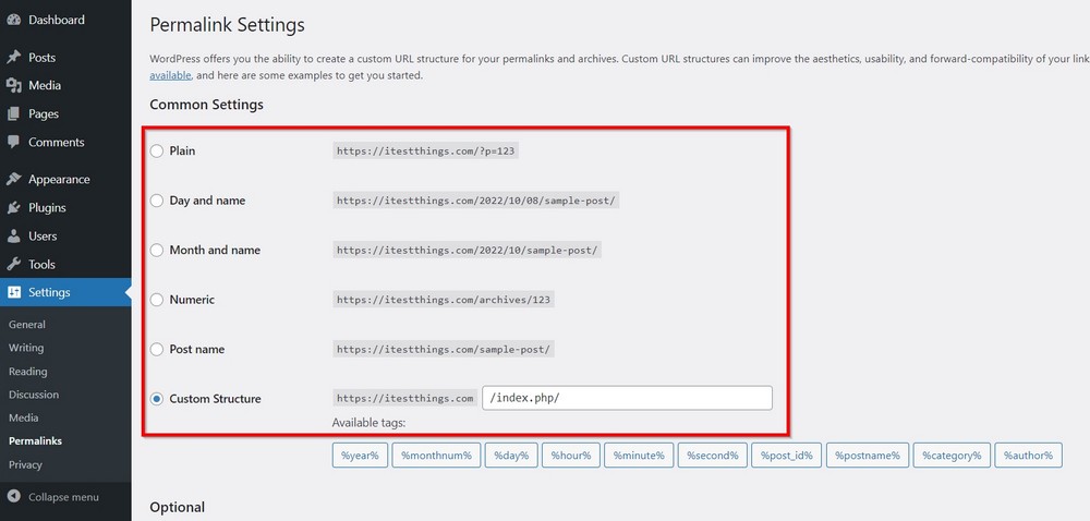 27 Essential Things to Do After WordPress Installation – Simple but Necessary! wordpress permalinks