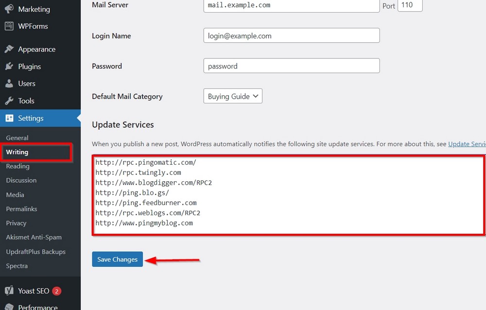 27 Essential Things to Do After WordPress Installation – Simple but Necessary! wordpress ping service