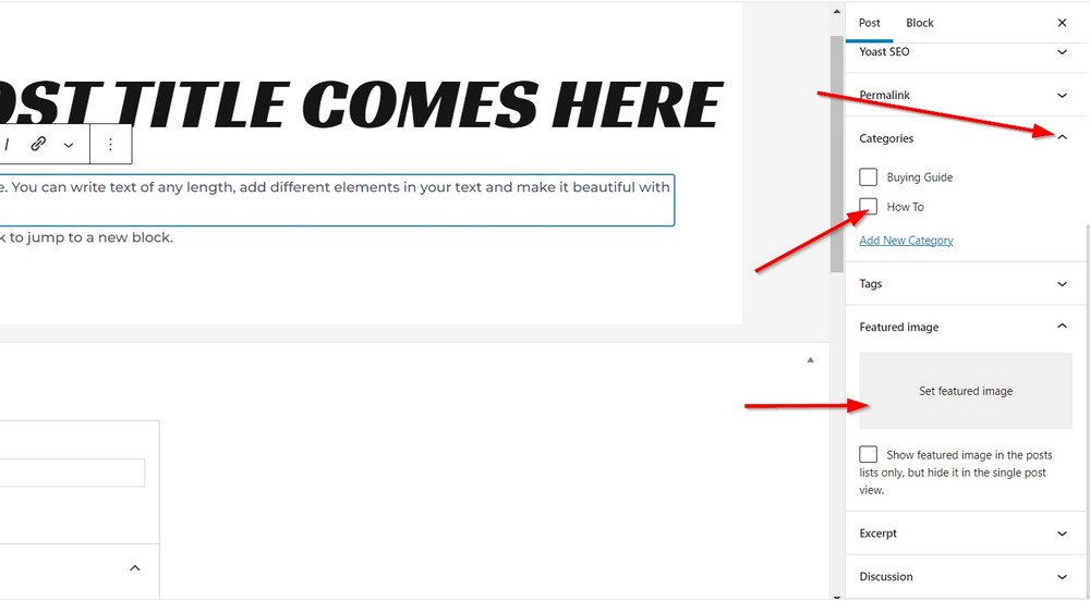 27 Essential Things to Do After WordPress Installation – Simple but Necessary! wordpress post editor