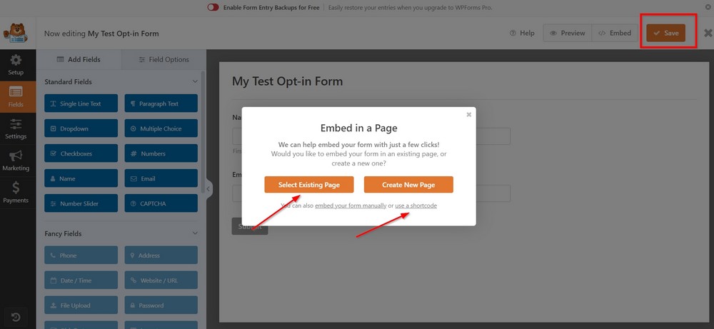 27 Essential Things to Do After WordPress Installation – Simple but Necessary! wpforms lite template embed