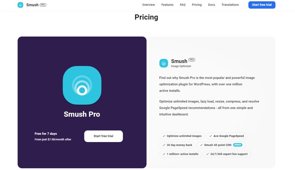 6 Best WordPress Image Optimization Plugins (In-Depth Comparison With Test Data) Smush Pricing