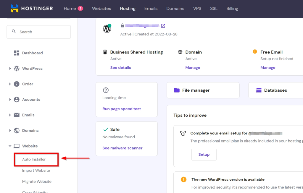 How To Install Wordpress In Hostinger 1024x653