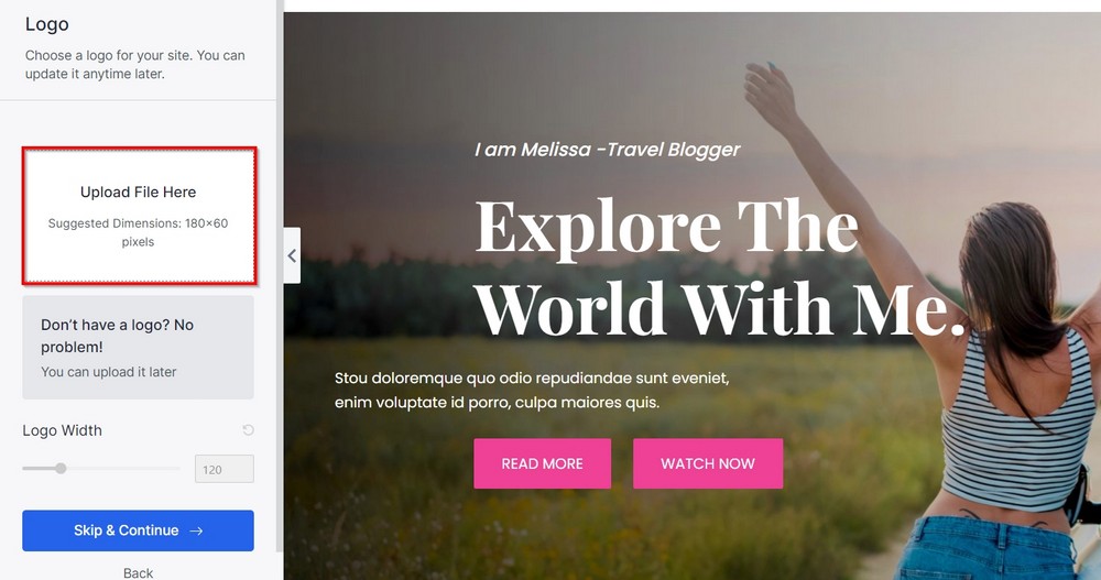 How To Start a Travel Blog: From Creating a Website to Making Money Add a logo