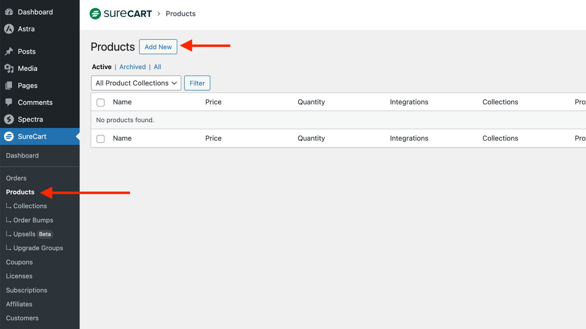 Create a Powerful Membership Site That Makes Money add products with surecart