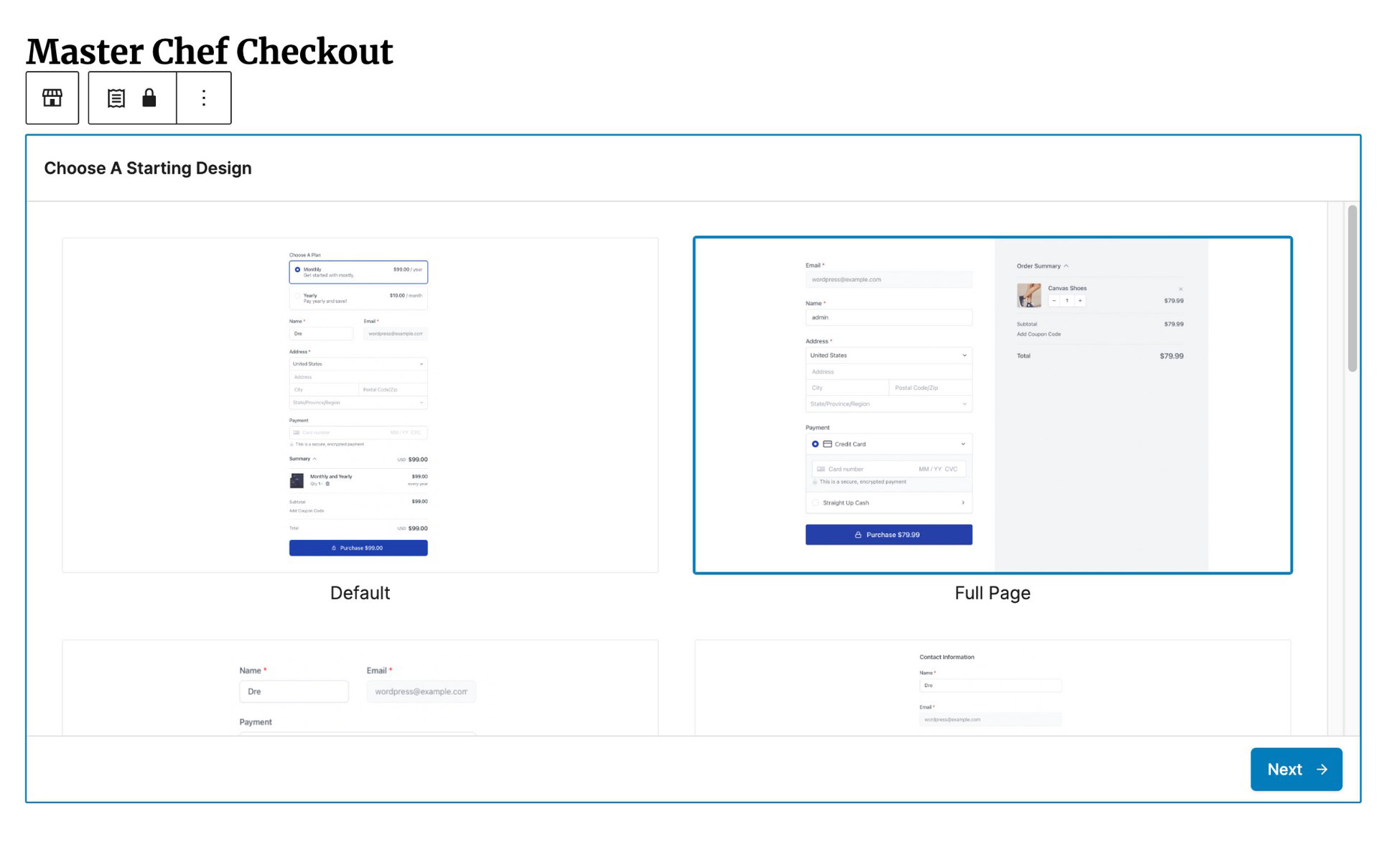 Create a Powerful Membership Site That Makes Money choose form template for checkout page