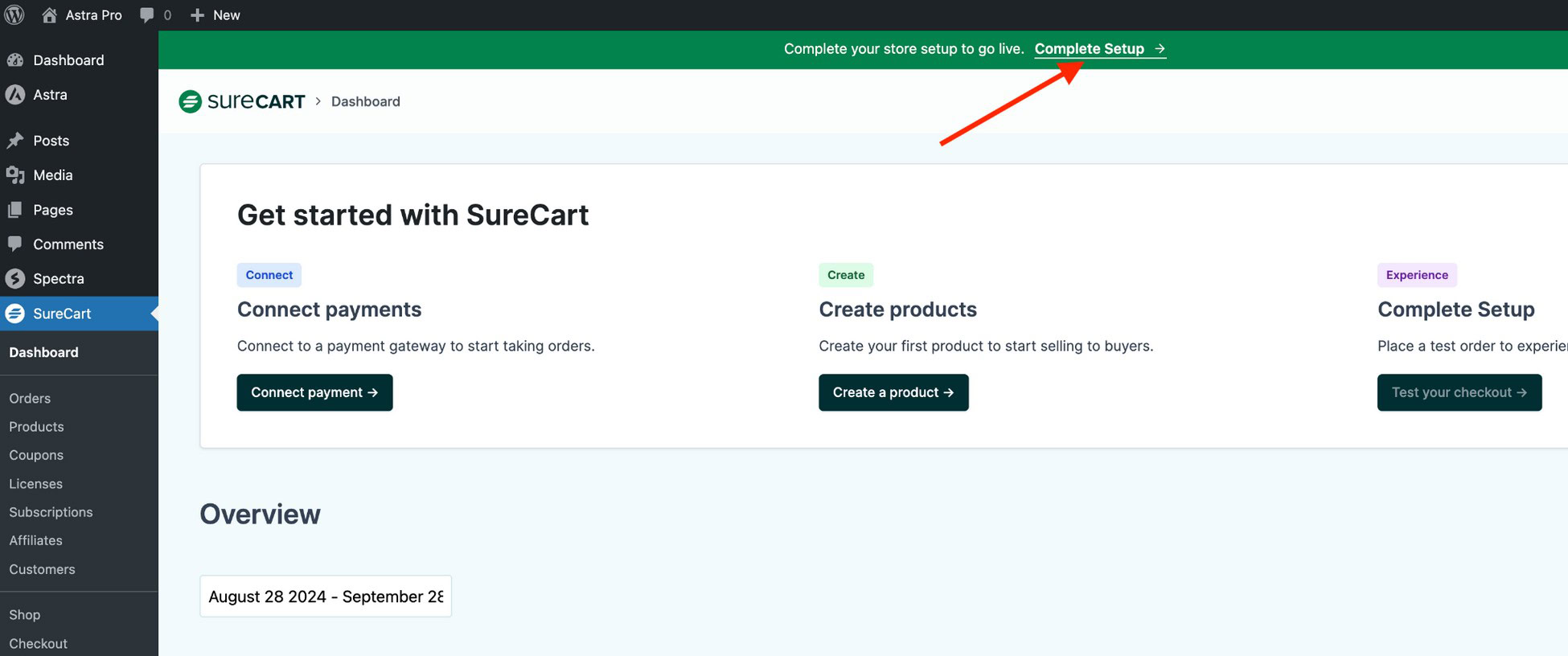 Create a Powerful Membership Site That Makes Money complete setup link for surecart